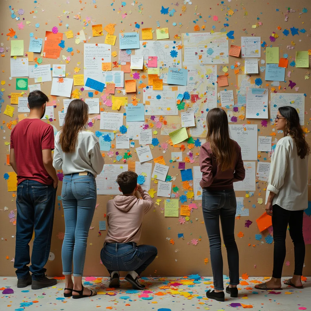 Sesión de trabajo creativa